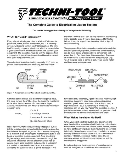 electrical megger test form|The Complete Guide to Electrical Insulation Testing .